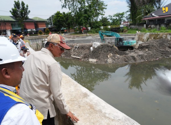 Progres 98 Persen, Kementerian PU Percepat Penyelesaian Floodway Sikambing untuk Kendalikan Banjir Medan–Belawan