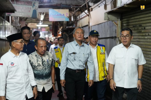 Kementerian PU Siap Kolaborasi Bersama Pemda Dukung Renovasi Pusat Pasar Medan