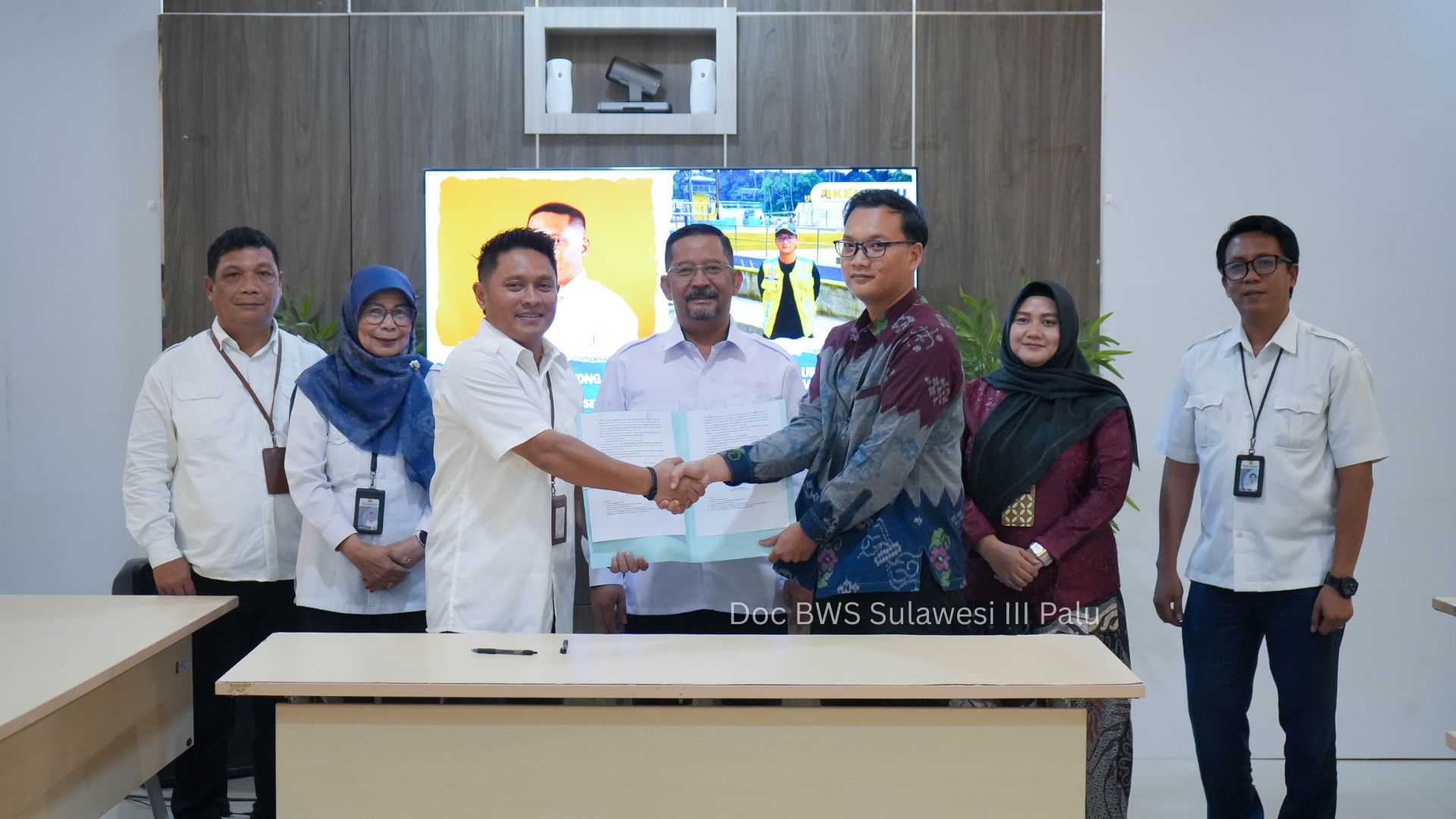 Serah Terima Jabatan Perbendaharaan di Lingkup BWS Sulawesi III Palu