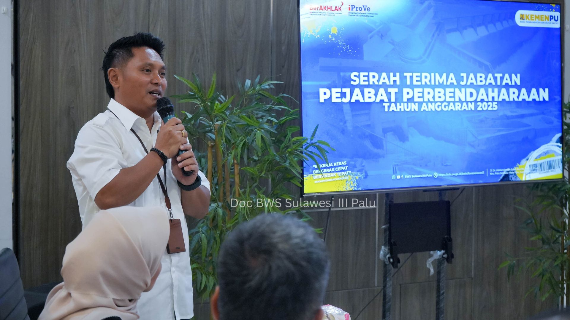 Serah Terima Jabatan Perbendaharaan di Lingkup BWS Sulawesi III Palu