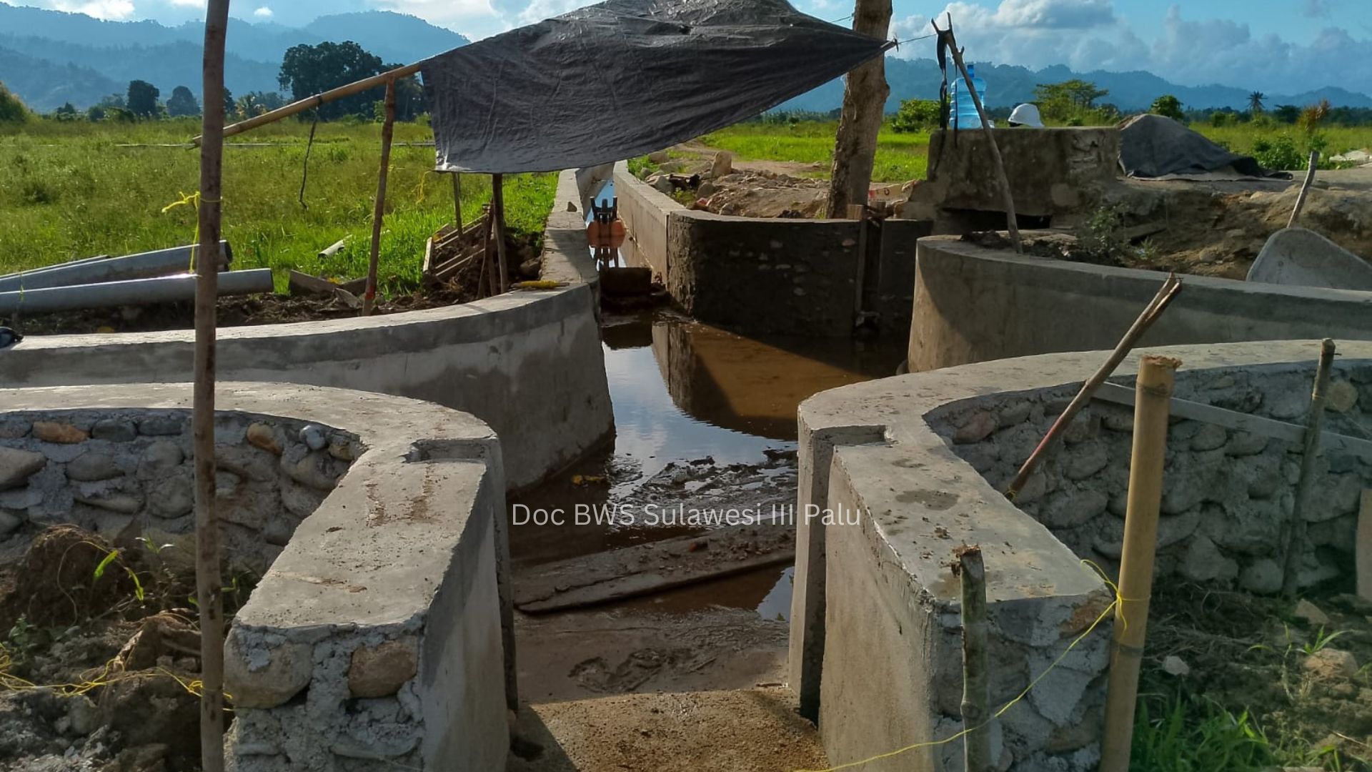 Saluran Irigasi Sekunder di Kawasan Ogowele-Ogogasang, Kecamatan Dondo, Kabupaten Toli-Toli Tingkatkan Produksi Pertanian Dukung Swasembada Pangan