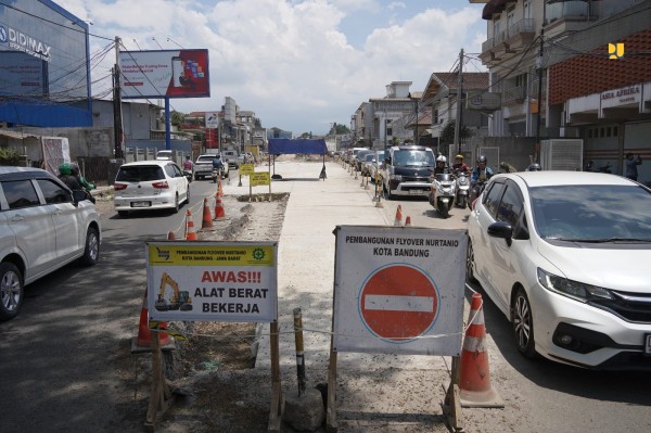 Progres Konstruksi Flyover Nurtanio Capai 65%, Kurangi Kemacetan Lalu Lintas di Bandung dan Dukung Operasional Kereta Whoosh