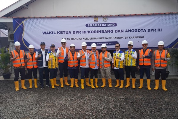 Kementerian PU Berkomitmen Percepat Penanganan Banjir di Kabupaten Karawang